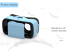 Okulary VR BOX MINI Niebieski EG 022204 (4) thumbnail