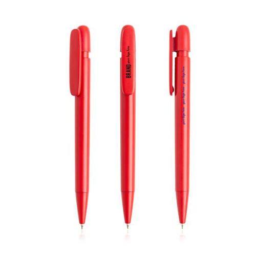 Długopis z recyklingowanego ABS / RAP Czerwony IP13159152 (5)