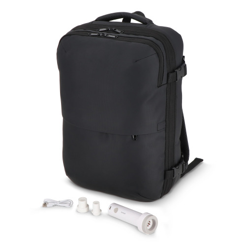 Plecak próżniowy Dalston z powłoką PU 30 x 15 x 45 cm 20 l Czarny LT95343-N0002 (8)