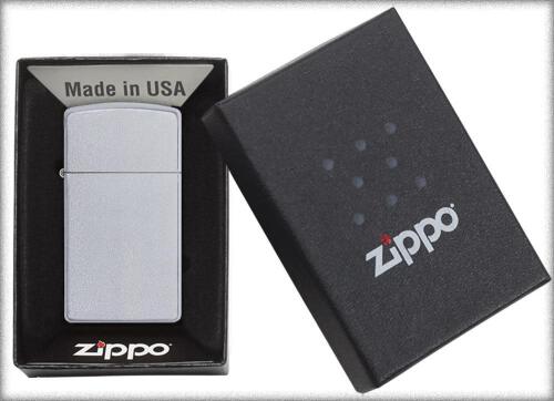 Zapalniczka Zippo Slim Satynowy chrom ZIP60001179 (3)