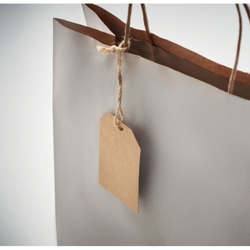 Papierowe zawieszki prezentowe Beżowy MO6589-13 (6)
