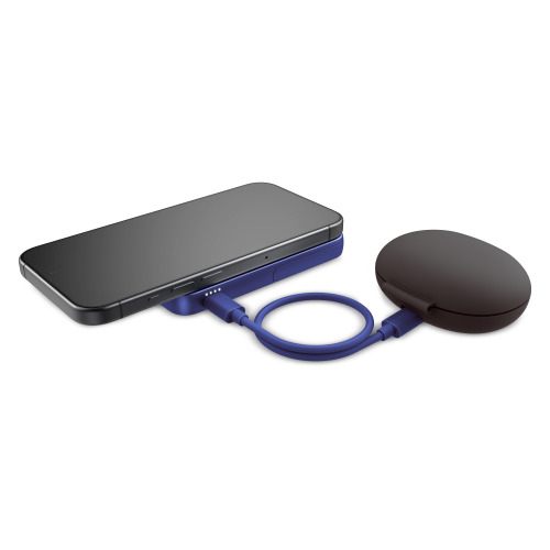 2PBM5000| Fresh 'n Rebel Compatible with MagSafe MagSafe Powerbank Wireless 5000mAh Niebieski LT49413-N0011 (5)