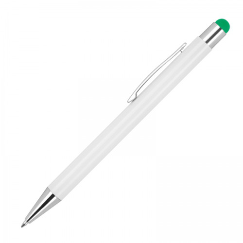 Długopis aluminiowy soft touch i touch pen JEAN Zielony 1323809 (2)
