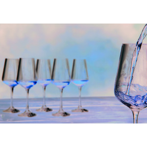 Zestaw 6 kieliszków do białego wina 250 ml