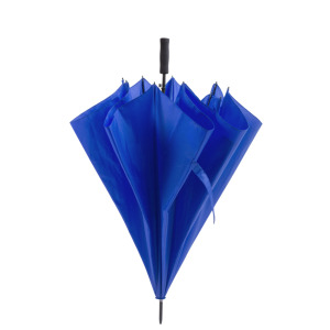 Duży wiatroodporny parasol automatyczny Niebieski