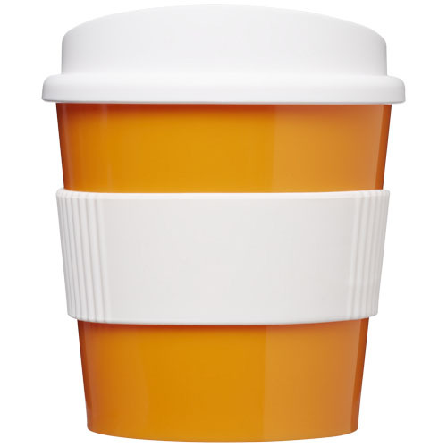 Kubek z serii Americano® Primo o pojemności 250 ml z uchwytem Pomarańczowy 21001023 (2)