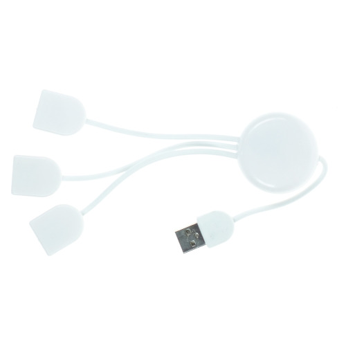 Hub USB biały V3243-02 (2)