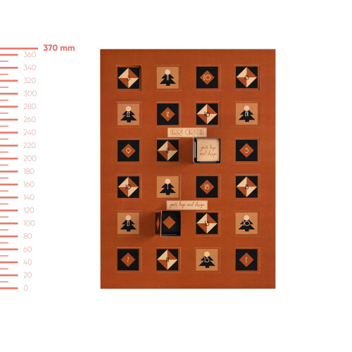 Kalendarz Adwentowy Premium 120 G Wielokolorowy S0425/XM 