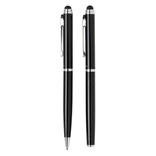 Zestaw piśmienny Swiss Peak, długopis i pióro kulkowe czarny P610.450 (2)