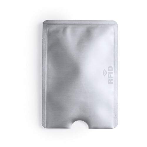 Etui na kartę kredytową, ochrona przed RFID srebrny V0486-32 