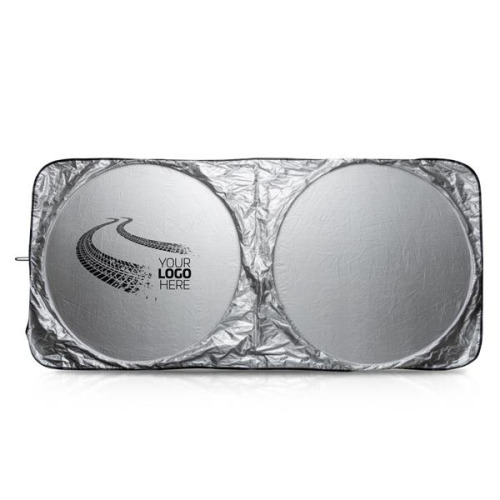 Poliestrowa składana osłona przeciwsłoneczna / S-Shade Srebrny IP37053190 (4)