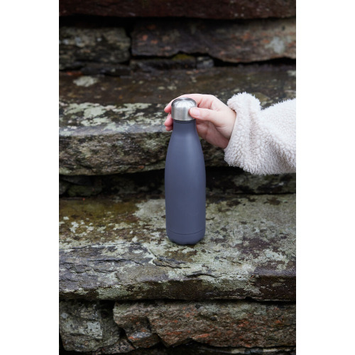Butelka ze stali NILS 12/24H 0,5 L, szary Szary 5018565- (1)