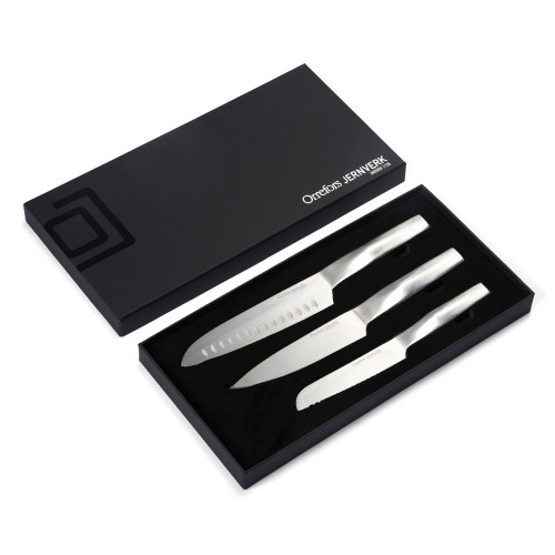 Orrefors Jernverk Knife Set Steel 3pack Srebrny LT54031-N0005 (1)