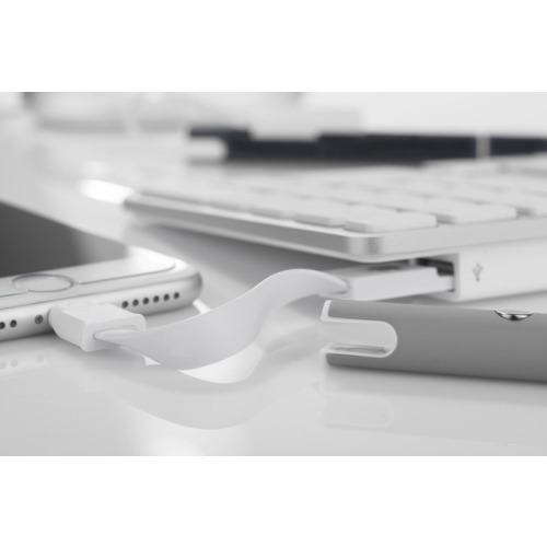 Długopis z kablem USB CHARGE Czarny 19638-02 (8)