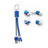 Brelok z kabelkami ładującymi niebieski MO9292-37  thumbnail