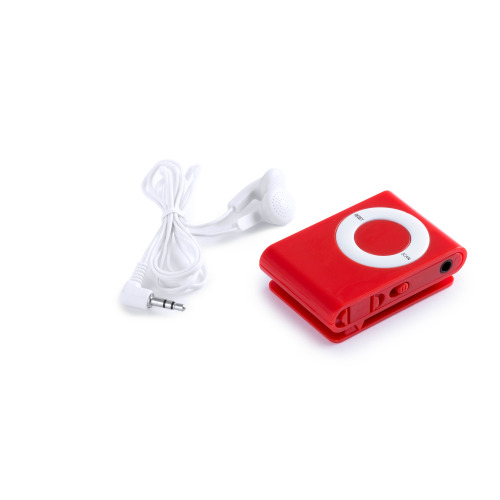 Mini radio, słuchawki w komplecie Czerwony V3197-05 (3)