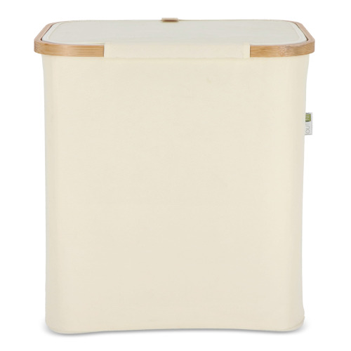 Składany kosz InSideOut z pokrywą Sogne 40,5 x 33 x 42cm rPET Ecru LT57105-N0054 (7)