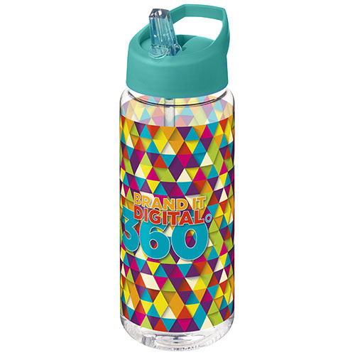 Bidon H2O Active® Octave Tritan™ o pojemności 600 ml z dzióbkiem Przezroczysty bezbarwny 21044613 (1)