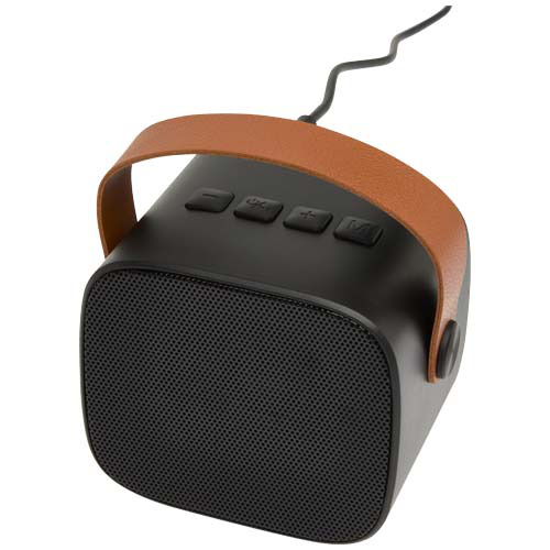 Diya bezprzewodowy głośnik 3 W wykonany z tworzyw sztucznych pochodzących z recyklingu Czarny 12443690 (7)