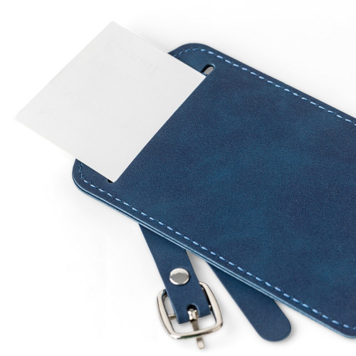 Etui do paszportu, zawieszka do bagażu Niebieski VB183-11 (13)