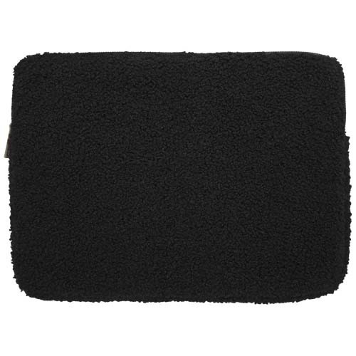 Bear 13-calowe etui sherpa na laptopa z recyklingu z certyfikatem GRS, o pojemności 2 l Czarny 12077590 (2)