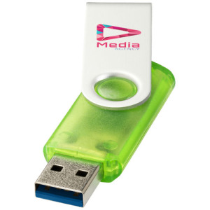 Rotate pendrive wyposażony w interfejs USB 3.0, półprzezroczysty