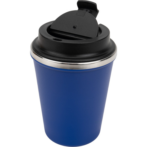 Kubek termiczny 350 ml z powłoką z recyklingu METODY Granatowy 8496244 (1)