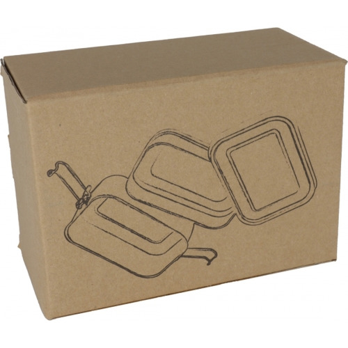 Lunch box dwupoziomowy PORTO ALEGRE 700 ml i 450 ml Szary 252907 (4)