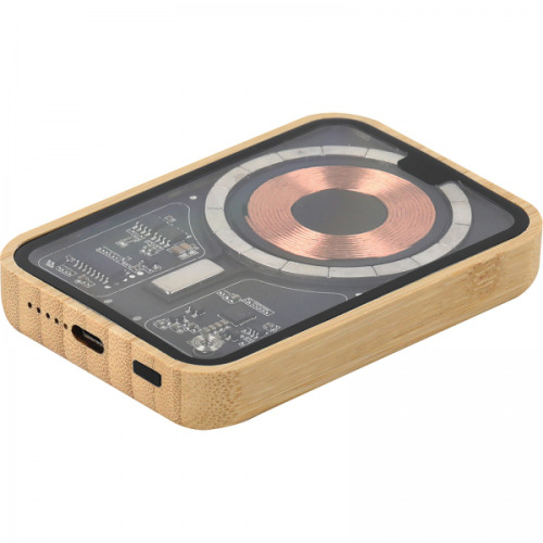 Power bank 5000 mAh z ładowarką indukcyjną Magsafe CONSTANCE Beżowy 3394913 