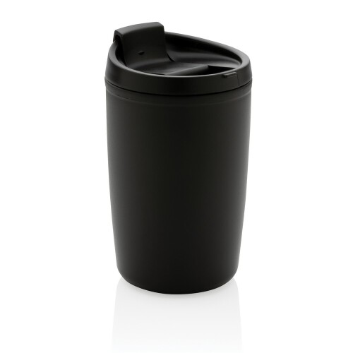 Kubek podróżny 300 ml, PP z recyklingu black P433.081 (5)