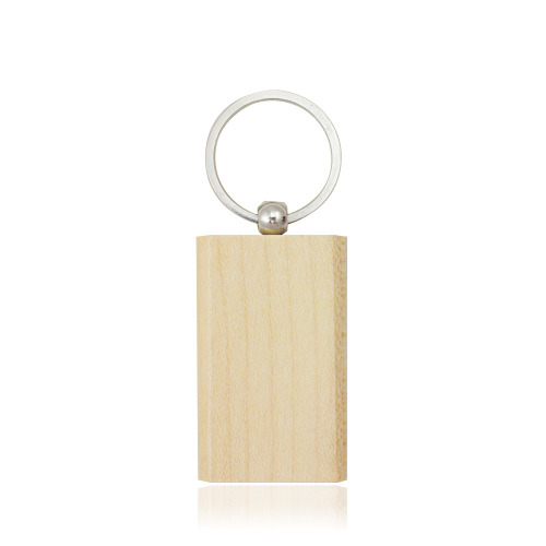 Brelok drewniany, prostokątny / Kylie Light Brown IP14081538 