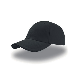 Czapka 6-panelowa Bawełniana - Black & Red