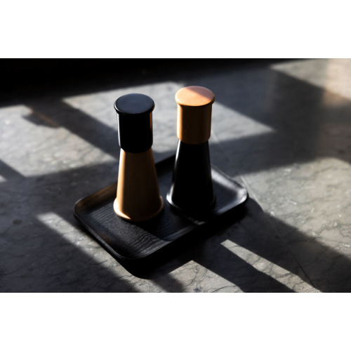 Młynek do soli i pieprzu GURKEN, mały, 2-szt, czarny/brązowy Czarny/Brązowy 5018621- (3)