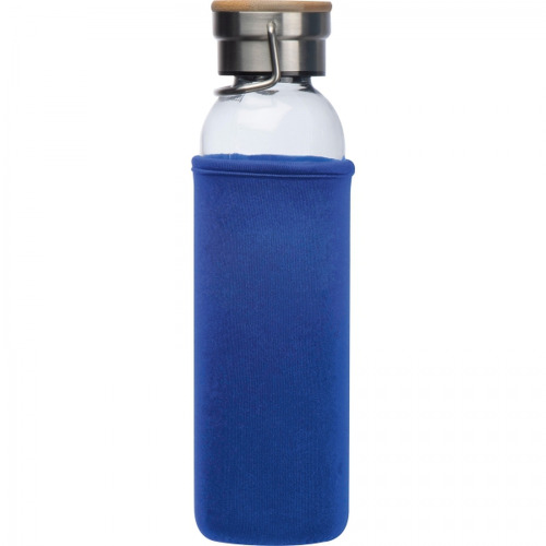 Butelka szklana z pokrowcem 600 ml RAMONA Niebieski 6318104 (5)