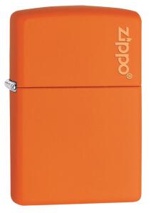 Zapalniczka Zippo Classic z logo Pomarańczowy mat