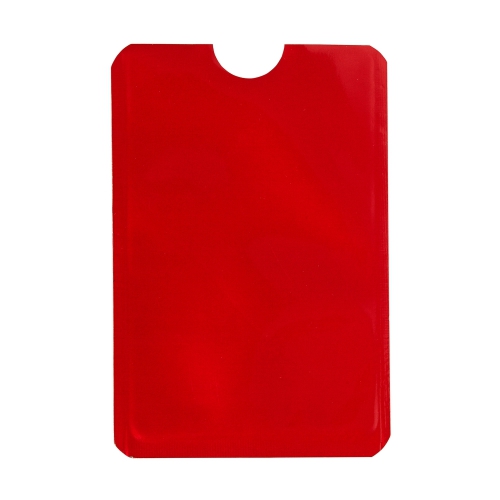 Etui na kartę kredytową, ochrona przed RFID czerwony V0607-05 