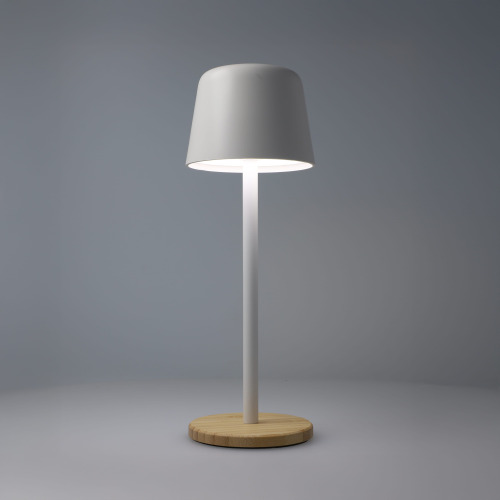 Lampa stołowa Solis z regulacją jasności i podstawą z bambusa Biały LT93353-N0001 (7)
