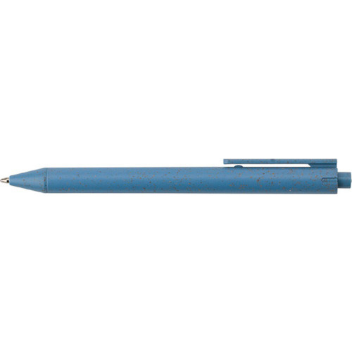 Notatnik ok. A5 ze słomy pszenicznej z długopisem niebieski V0238-11 (6)