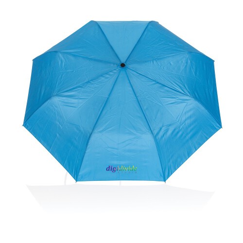 Mały parasol automatyczny 21" Impact AWARE™ RPET niebieski P850.435 (7)