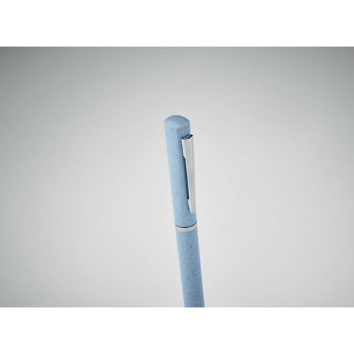 Długopis wykręcany słoma/ABS Baby Blue MO2449-66 (2)