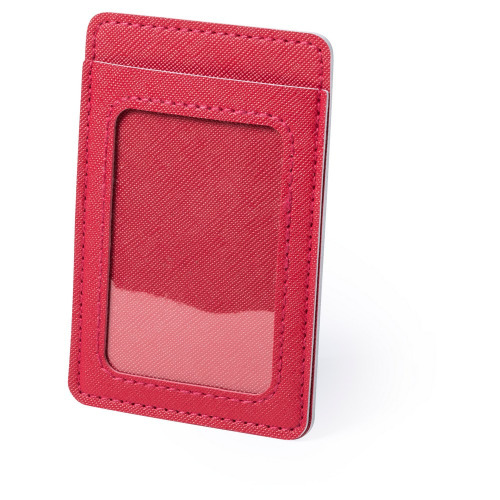 Etui na karty kredytowe Czerwony V0497-05 