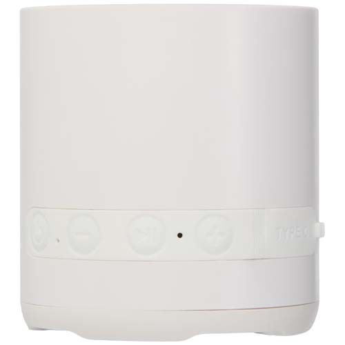 Hunor głośnik bezprzewodowy o mocy 3 W z tworzyw sztucznych pochodzących z recyklingu Biały 12445401 (3)