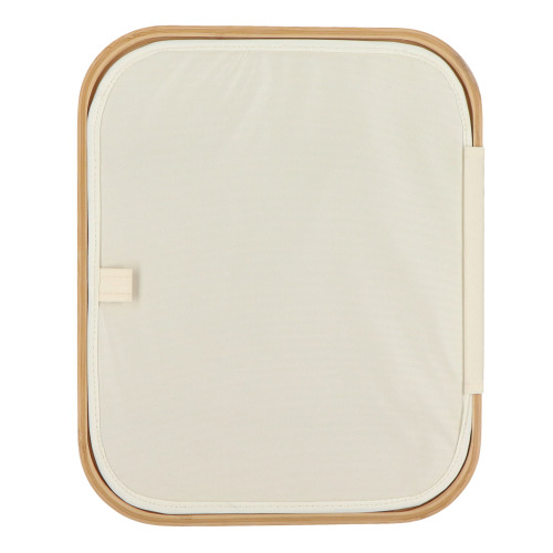 Składany kosz InSideOut z pokrywą Sogne 40,5 x 33 x 42cm rPET Ecru LT57105-N0054 (8)