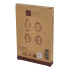 Zestaw 3 drewnianych ozdób świątecznych InSideOut  Naturalny LT57400-N0094 (6) thumbnail