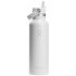 Butelka na wodę Hydro Flask Standard Mouth, pojemność 621 ml, izolowana, ze stali nierdzewnej Biały 10099001 (1) thumbnail