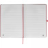 Notatnik A5 w linie z PU z recyklingu CLEO Czerwony 2374805 (6) thumbnail