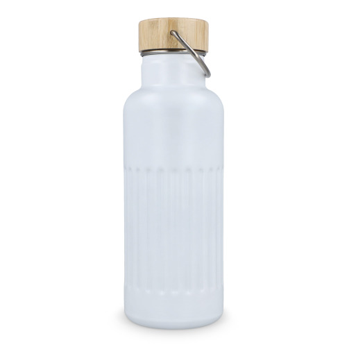 Butelka termiczna ze stali nierdzewnej pochodzącej z recyklingu, 500 ml Biały LT98699-N0001 (6)