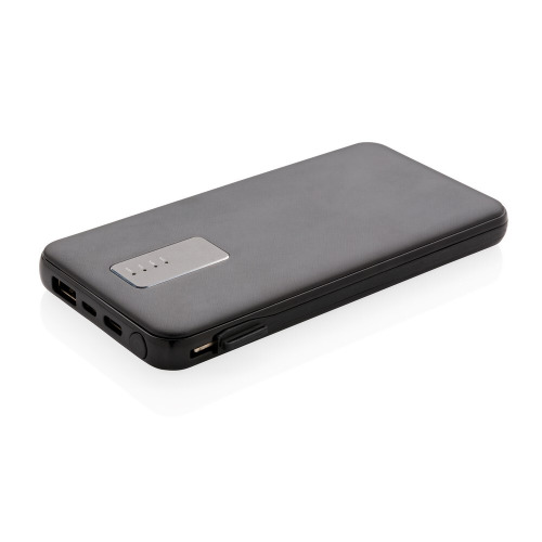 Power bank 10000 mAh ze zintegrowanym kablem 3 w 1 Czarny P322.041 (3)