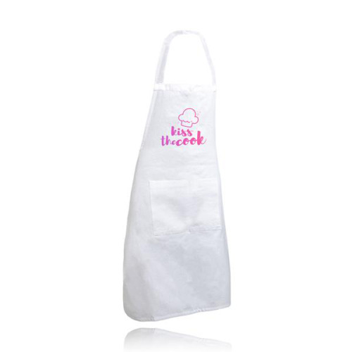 Bawełniany fartuch z recyklingu 180g/m2 / APromo Biały IP26029300 (3)