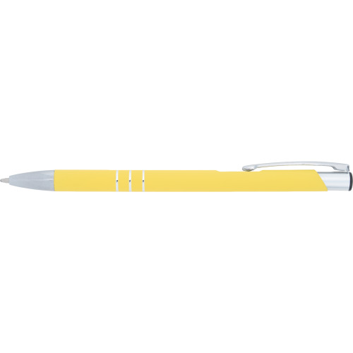 Długopis metalowy soft touch NEW JERSEY żółty 055508 (5)